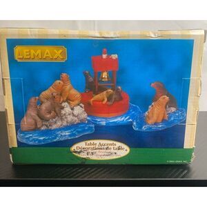 Lemax 2003 Sea Lion Resort‎ Ocean animals Brand New
